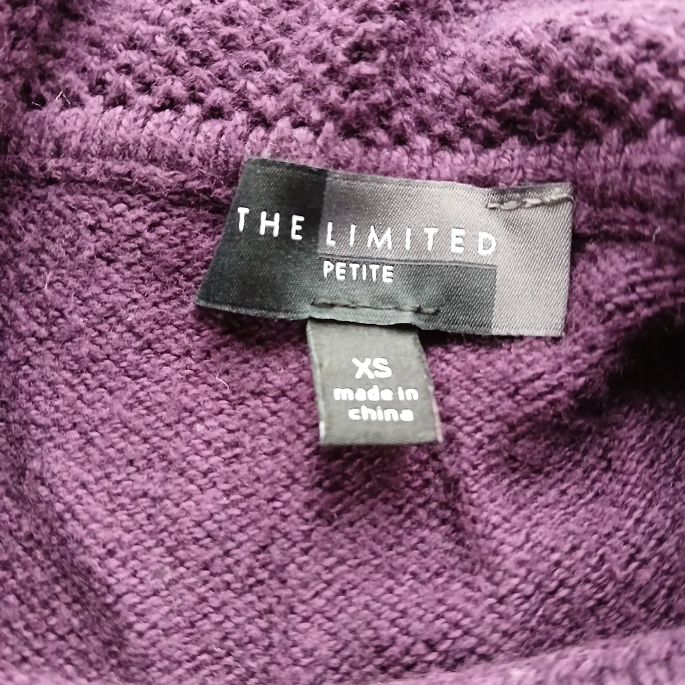 💜The Limited Women's Size Extra Small Deep Purple Turtleneck Dress